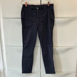 Lucky Brand Navy Zippered Pants